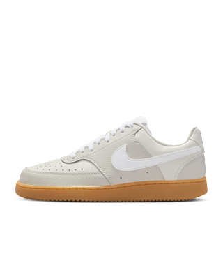 スニーカー Nike Coat Vision Low M White Photon Dust Gum Light Brown Whi Nike Court Vision Low 